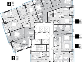 Продается 2-комнатная квартира ЖК Парк Победы 2, литера 28, 74.9 м², 11954040 рублей