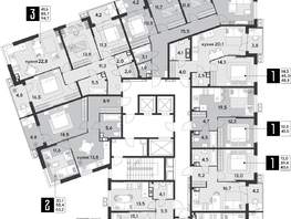 Продается 1-комнатная квартира ЖК Парк Победы 2, литера 28, 48.8 м², 8383840 рублей