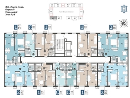 Продается 2-комнатная квартира ЖК Порто-Ново, литера 5, 67.5  м², 9942345 рублей