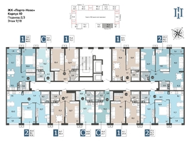 Продается 2-комнатная квартира ЖК Порто-Ново, литера 6, 57.7  м², 9036051 рублей