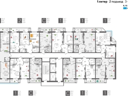 Продается 3-комнатная квартира ЖК Рекорд 2, литера 1, 101  м², 18796100 рублей
