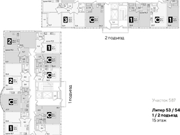 Продается 3-комнатная квартира ЖК Самолет, литера 60, 72.8 м², 10359440 рублей