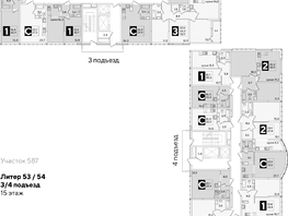 Продается 2-комнатная квартира ЖК Самолет, литера 60, 60.5  м², 9546900 рублей