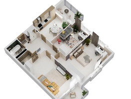 Продается 3-комнатная квартира ЖК Золотой Берег, литер 4, 89.18  м&sup2;, 16132662 рублей