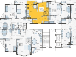 Продается 3-комнатная квартира ЖК Режиссёр, литера 4, 104.83 м², 16164786 рублей