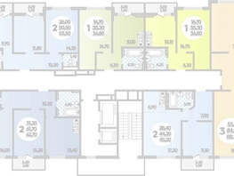 Продается 1-комнатная квартира ЖК Парк у дома, литера 8.3, 46.8  м², 9037080 рублей
