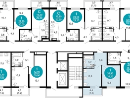 Продается 1-комнатная квартира ЖК Лестория, дом 6, 33.2 м², 14691000 рублей