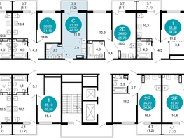 Продается 1-комнатная квартира ЖК Лестория, дом 2, 22.5  м², 12944250 рублей