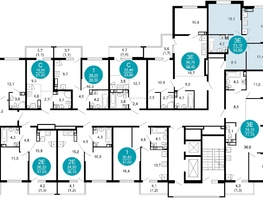 Продается 2-комнатная квартира ЖК Лестория, дом 3, 54.6 м², 21130200 рублей