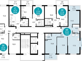 Продается 3-комнатная квартира ЖК Лестория, дом 5, 73.5  м², 27268500 рублей