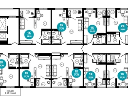 Продается 3-комнатная квартира АО Нескучный сад, корпус 1, 59.5 м², 54303370 рублей