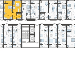 Продается 1-комнатная квартира ЖК Кислород, корпус 11, 38.02 м², 15521100 рублей