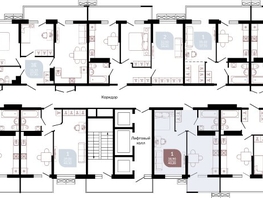 Продается 1-комнатная квартира ЖК Отражение, 2 очередь литера 4, 41  м², 5539500 рублей