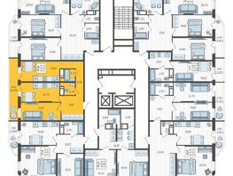 Продается 2-комнатная квартира ЖК Зеленодар, литера 6, 61.4  м², 7380000 рублей
