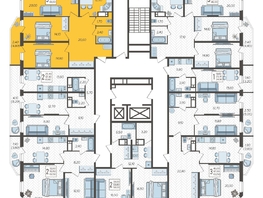 Продается 3-комнатная квартира ЖК Зеленодар, литера 6, 89.5  м², 10450050 рублей