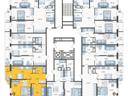 Продается 2-комнатная квартира ЖК Зеленодар, литера 6, 62.5  м², 7724400 рублей