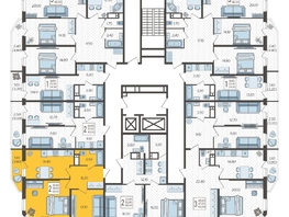 Продается 2-комнатная квартира ЖК Зеленодар, литера 6, 62.5  м², 7829900 рублей