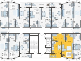 Продается 1-комнатная квартира ЖК Режиссёр, литера 4, 40.27 м², 7542571 рублей