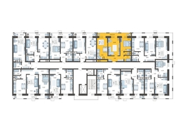 Продается 2-комнатная квартира ЖК Небо, литера 4, 59.6 м², 9407440 рублей
