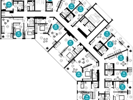 Продается 1-комнатная квартира АО Нескучный сад, корпус 1, 35.5 м², 33990880 рублей