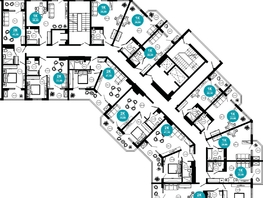 Продается 2-комнатная квартира АО Нескучный сад, корпус 1, 47.8 м², 43939590 рублей
