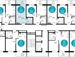 Продается 1-комнатная квартира ЖК Флора, 4 этап, 20.9  м², 10760230 рублей
