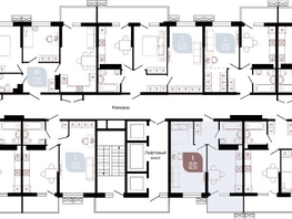 Продается 1-комнатная квартира ЖК Отражение, 2 очередь литера 4, 41.2 м², 5660620 рублей