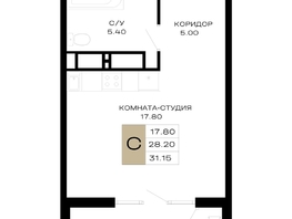 Продается ЖК Сердце, 31.15 м², 13861750 рублей