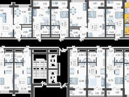 Продается 2-комнатная квартира ЖК Кислород, корпус 14, 48.83  м², 15552355 рублей