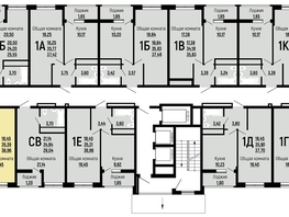 Продается 1-комнатная квартира ЖК Славянка, литера 10, 36.96  м², 5245000 рублей