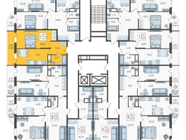 Продается 1-комнатная квартира ЖК Зеленодар, литера 7, 43.7  м², 6350400 рублей