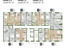 Продается 1-комнатная квартира ЖК DOGMA PARK (Догма парк), литера 3, 47.1  м², 7733820 рублей