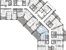 Продается 2-комнатная квартира АО Нескучный сад, корпус 1, 57  м², 52509160 рублей