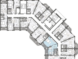 Продается 2-комнатная квартира АО Нескучный сад, корпус 1, 47.4 м², 44660920 рублей
