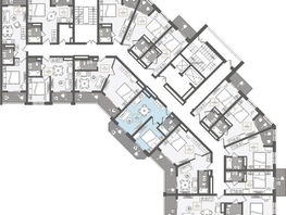 Продается 2-комнатная квартира АО Нескучный сад, корпус 1, 44.9  м², 40721840 рублей