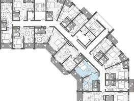 Продается 2-комнатная квартира АО Нескучный сад, корпус 1, 47.7  м², 42207010 рублей