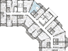 Продается 1-комнатная квартира АО Нескучный сад, корпус 1, 29.8 м², 30497500 рублей