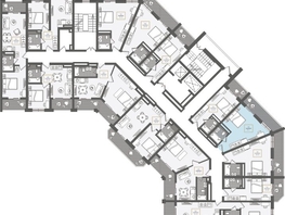 Продается 1-комнатная квартира АО Нескучный сад, корпус 1, 34.4  м², 34337480 рублей