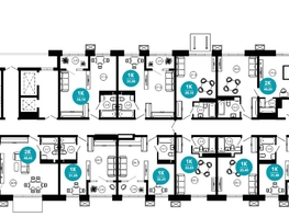 Продается 1-комнатная квартира АО Нескучный сад, корпус 1, 23.7  м², 31678180 рублей