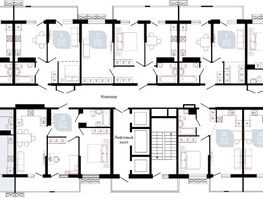 Продается 2-комнатная квартира ЖК Отражение, 1 очередь литера 1, 56.3 м², 7206980 рублей