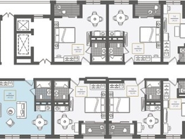 Продается 2-комнатная квартира АО Нескучный сад, корпус 1, 49.2  м², 45855250 рублей