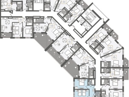 Продается 3-комнатная квартира АО Нескучный сад, корпус 1, 61.7  м², 70719010 рублей