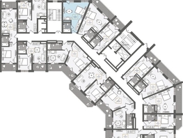 Продается 1-комнатная квартира АО Нескучный сад, корпус 1, 35.3  м², 35942650 рублей