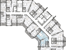 Продается 2-комнатная квартира АО Нескучный сад, корпус 1, 47.3  м², 42574390 рублей