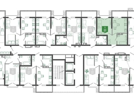 Продается 1-комнатная квартира ЖК Флора, 3 этап литера 5, 29.7 м², 12749540 рублей