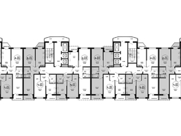 Продается 2-комнатная квартира ЖК Гулливер, литера 2, 56.8  м², 8520000 рублей