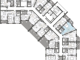 Продается 1-комнатная квартира АО Нескучный сад, корпус 1, 30.6 м², 35585040 рублей