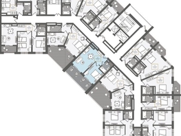 Продается 2-комнатная квартира АО Нескучный сад, корпус 1, 50  м², 55751580 рублей
