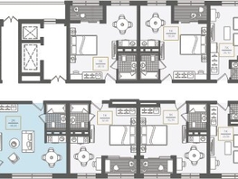 Продается 2-комнатная квартира АО Нескучный сад, корпус 1, 51.7  м², 45011800 рублей