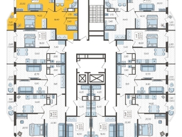 Продается 2-комнатная квартира ЖК Зеленодар, литера 7, 67.2  м², 8189100 рублей